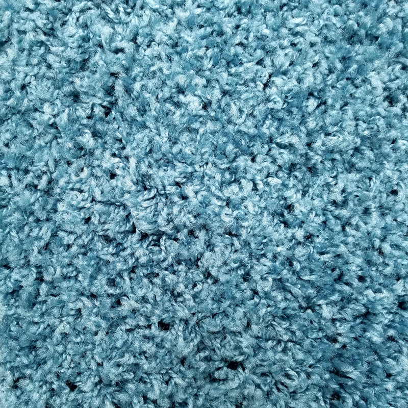 Tapis turquoise / bleu Anie, Rectangle 6 pi 7 po x 9 pi 3 po