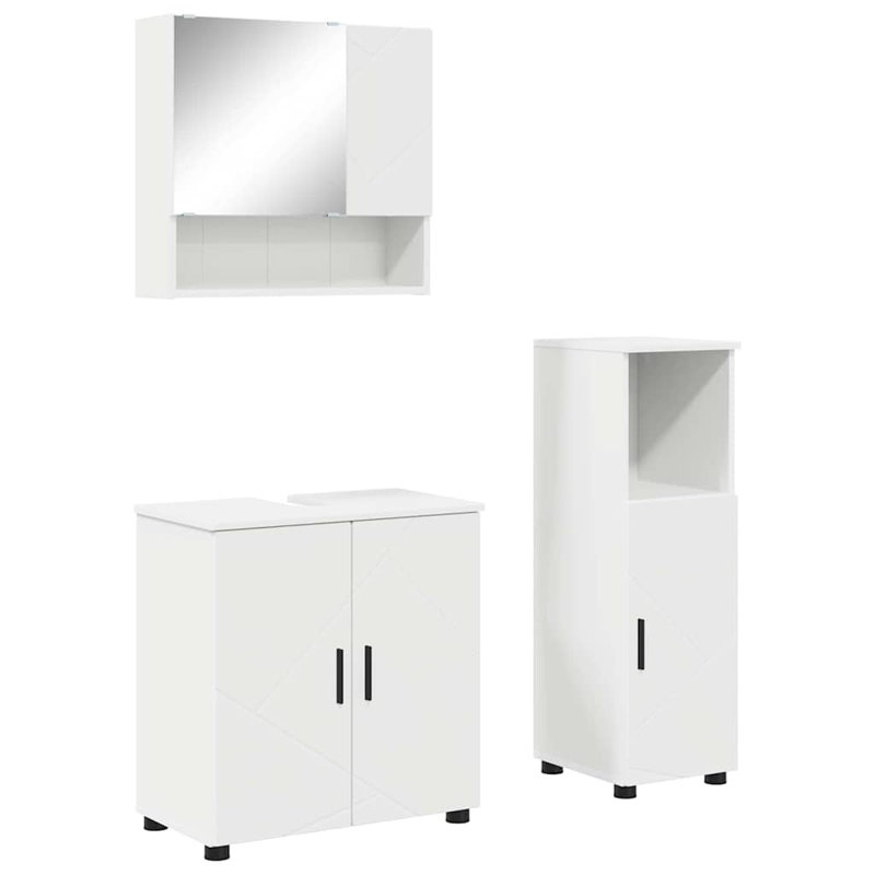 Bathroom Furniture Suite, White