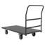 Chariot en tôle d'acier 2000 lb 24 * 49 po avec main courante grise