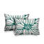 Polyester / Mélange de polyester Housse de coussin rectangulaire intérieure / extérieure lombaire et insert-2132702026