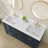 60" Solid Surface Backsplash In White