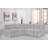 Hirah Upholstered Curved Sectional Reversible-89266558