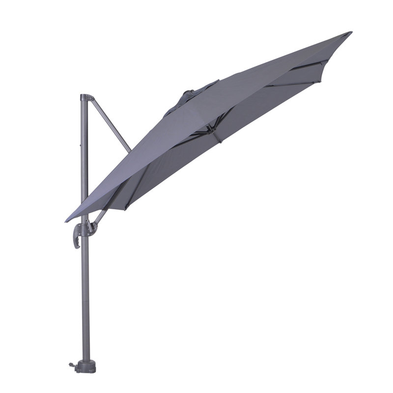 Iris 250cm Cantilever Parasol, Dark Grey