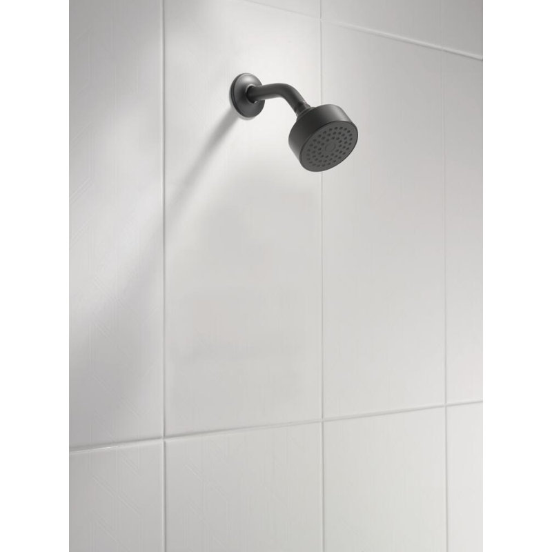 Antoni Full/Standard Fixed Shower Head, Matte Black