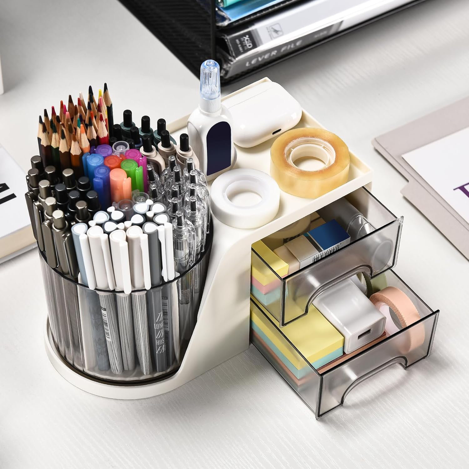 Inbox Zero Lavdosh Plastic Desk Organizer | Wayfair