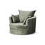 Upholstered Swivel Armchair-1903443034