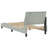Bed Frame with LED without Mattress Hanko Light Grey 80x200 cm Velvet-1919119019-1919119021