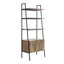 Awalt 183.5cm H x 71cm W Industrial Style Wooden Bookcase
