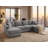 Kujtesa 118.11" W 3-Piece Corduroy & Chenille U-Shaped Sectional-172386774