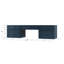 Ensemble de meuble-lavabo mural flottant double 78 po avec bureau Disar-126345716