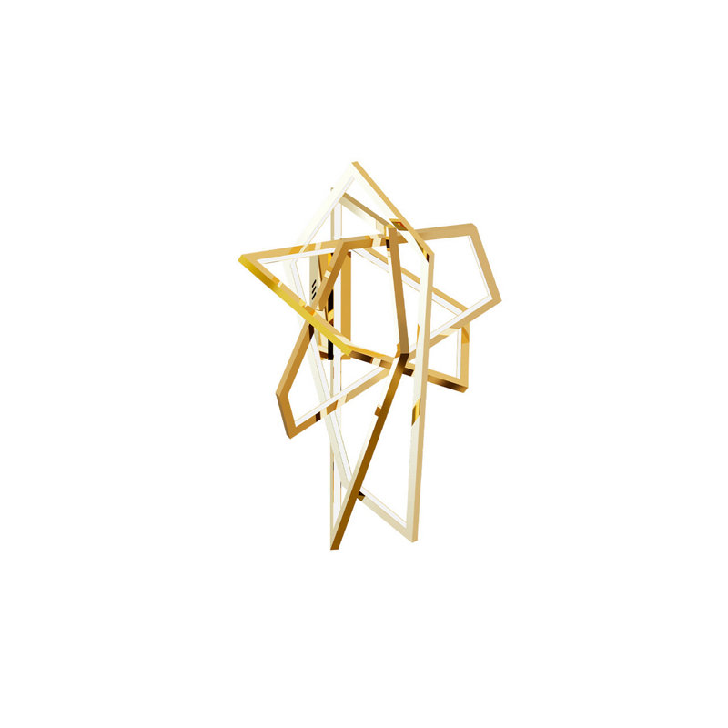 Apolo - Wall Sconce - Gold, Gold