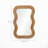 39'' Wavy Solid Wood Frame Wall Mirror, Organic Modern Decorative Accent Mirror