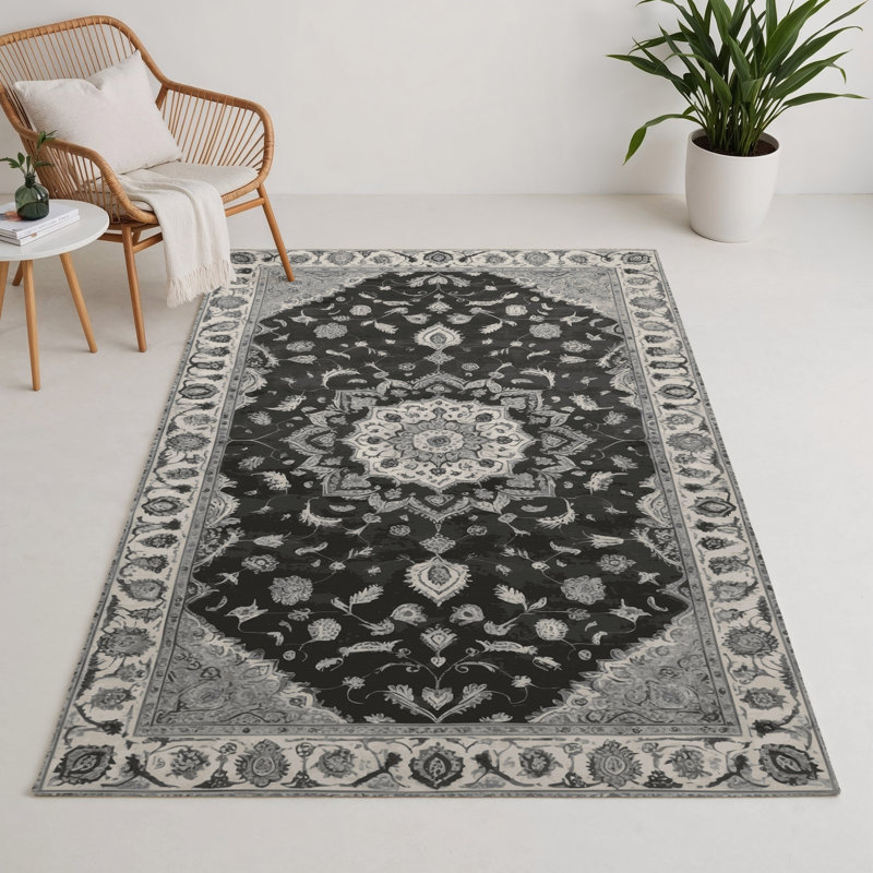 Tapis d'intérieur et d'extérieur Tabriz, Rectangulaire 3 pi x 5 pi