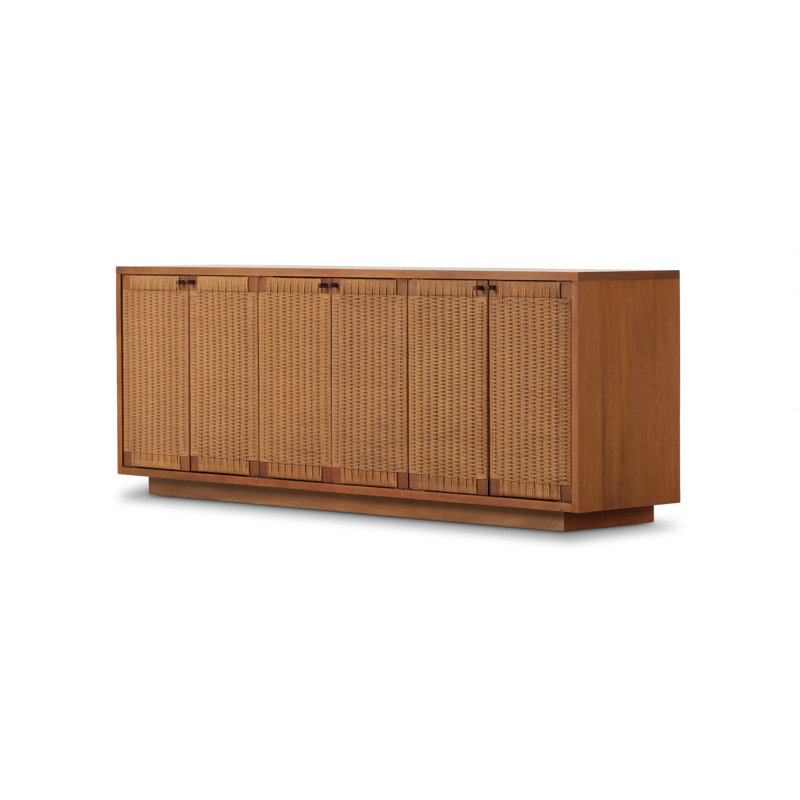 Macklin 82'' W Sideboard, Light Mahogany Veneer