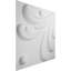 Panneau mural blanc 19,625 "H x 19,625"