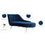 Chaise longue en velours Margo-1182622602