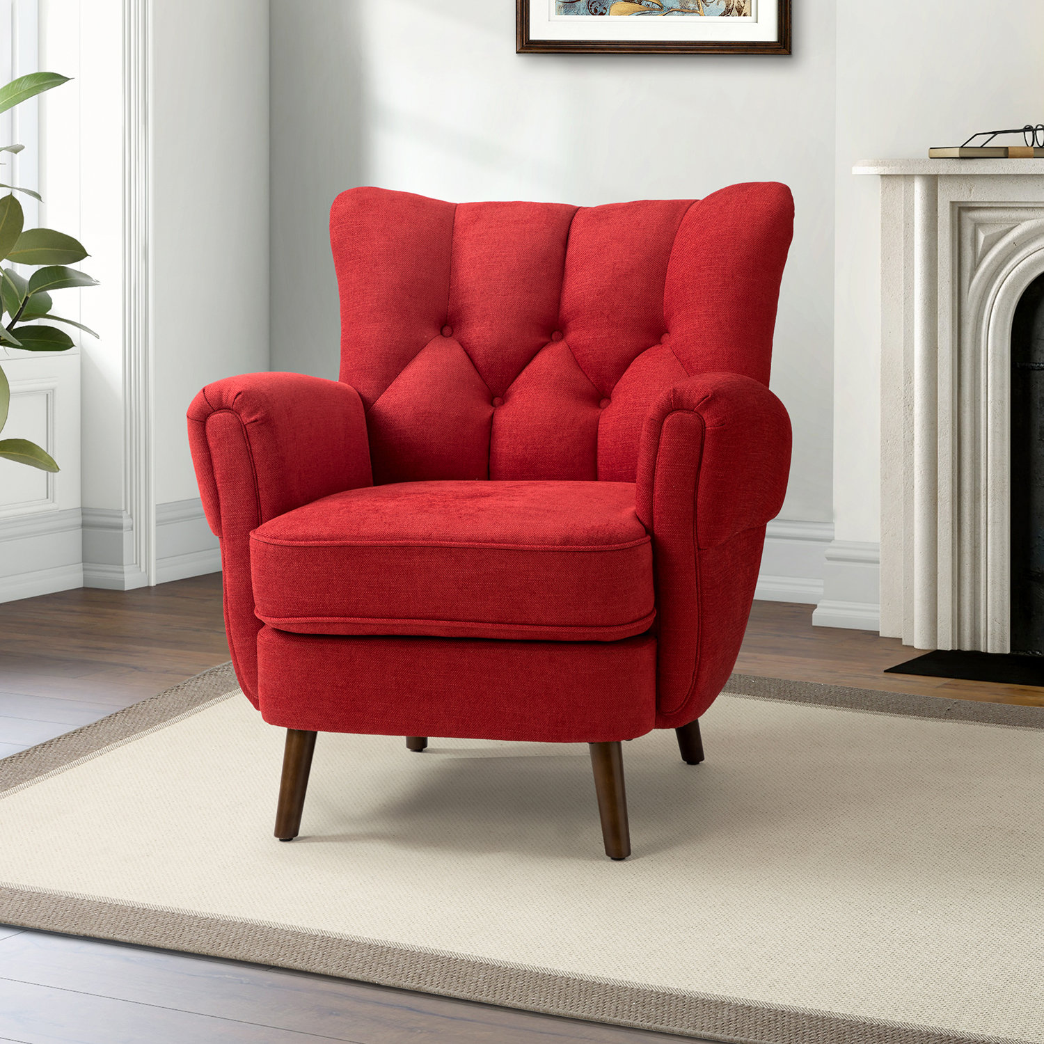 Wade Logan® Battifora Upholstered Club Chair & Reviews | Wayfair
