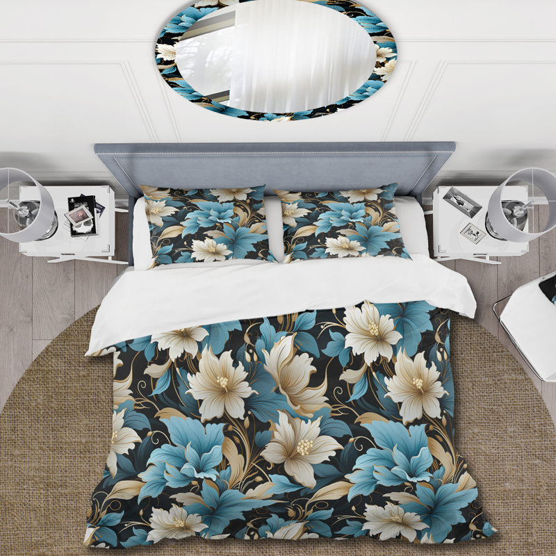 Literie Zen Tranquility Paisley II, Housse de couette pour très grand lit et 2 très
