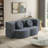 Lozena Boneless 75" Convertible Folding Sofa Bed, Twin Sleeper Sofa with Pillow, Modern Velvet Fabric Floor & Futon Compression Loveseat Couch, No assembly required-333651531