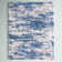 Tapis beige / bleu Mercurio