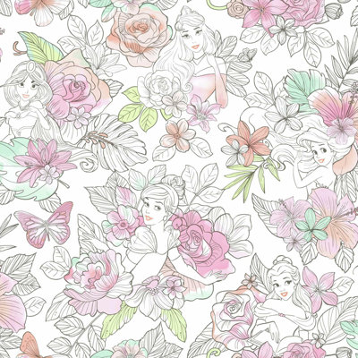 Peel & Stick Floral Roll