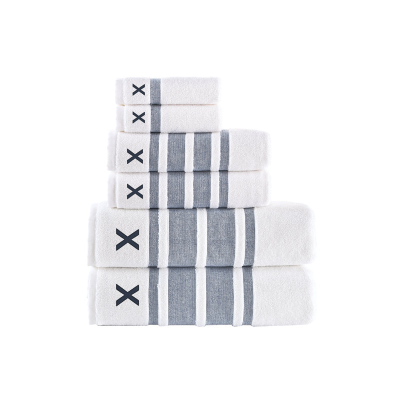 Clarion 6 pcs Towel Set, Navy, X