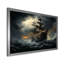 Pirate Ship At Stormy Seas - Art mural encadré pirate-1658796835-1658796834