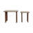 Kip Nested Travertine & Acacia Wood Side Tables