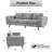 Estes Inayat 84'' Upholstered Sofa-1858983428