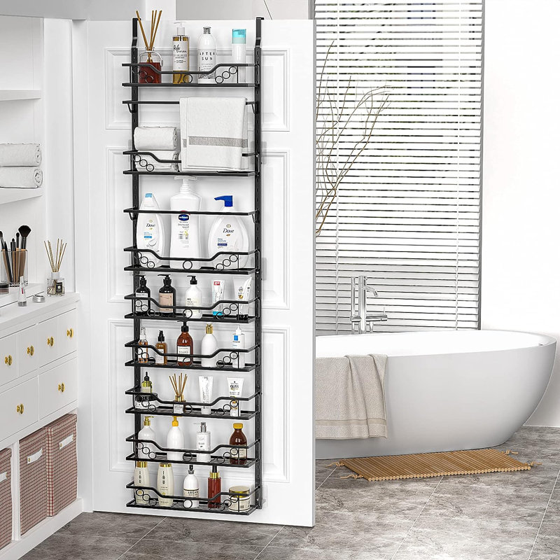 Wall Spice Rack with Adjustable Racks