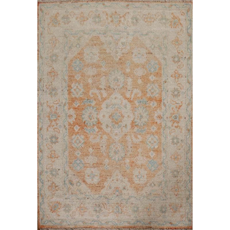 Tapis turc en laine Oushak 3 x 4