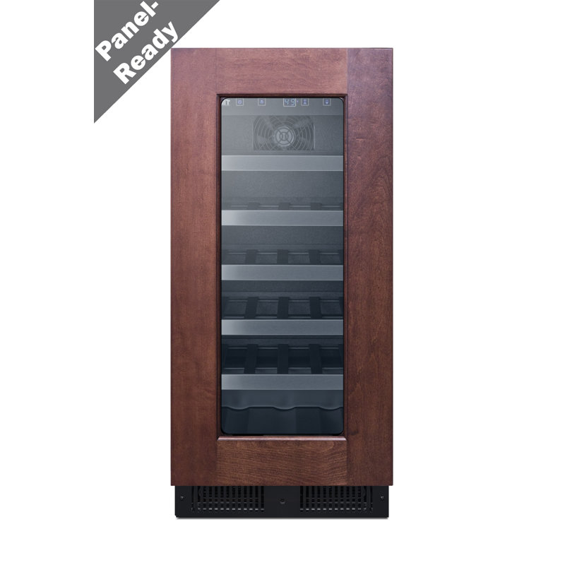 Summit Appliance 15" Wide Panel Ready Built-In ADA Compliant Wine Cellar (Panel Not Included), Left Handed