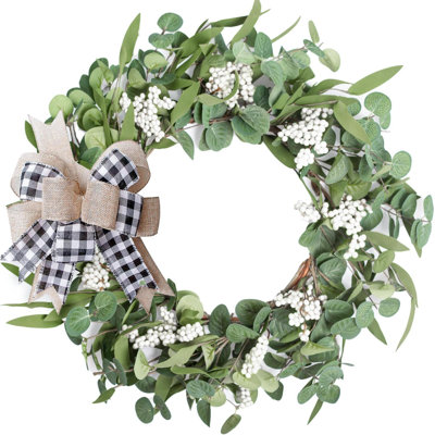 Faux Burlap 12'' Wreath
