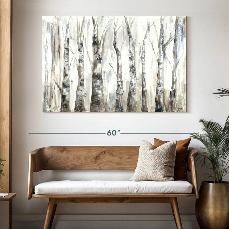 Troncs Alvord Winter Aspen neutre, H 34 po x l 51 po