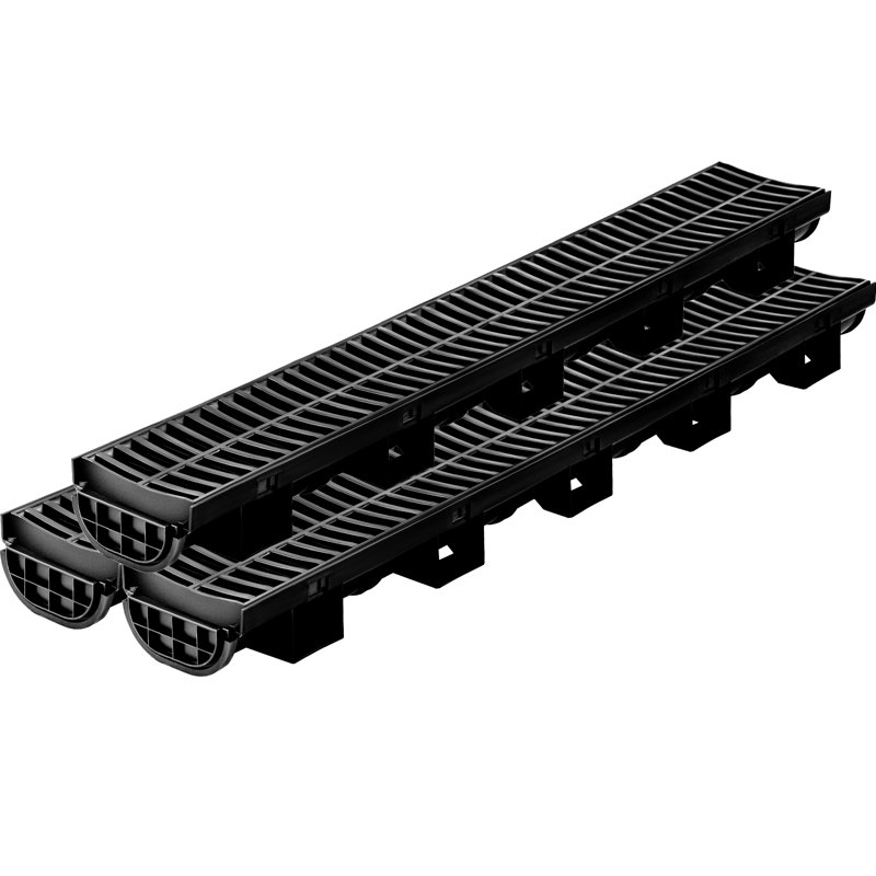 Linear Grid Bathroom Sink Drain