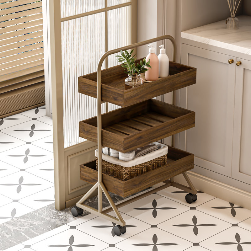 38.28'' H x 26.18'' W Utility Cart with Wheels