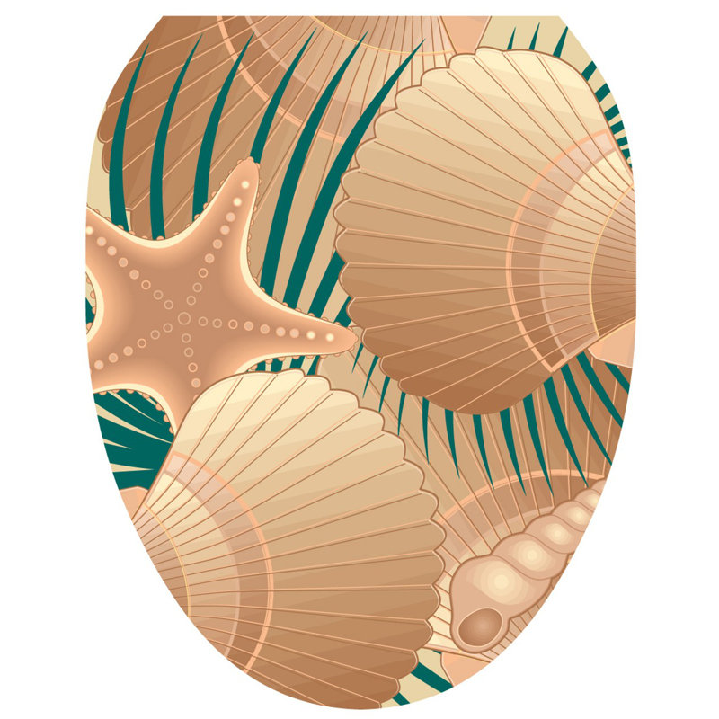 Adhésif décoratif pour siège de plage Beach Seashells , Allongé