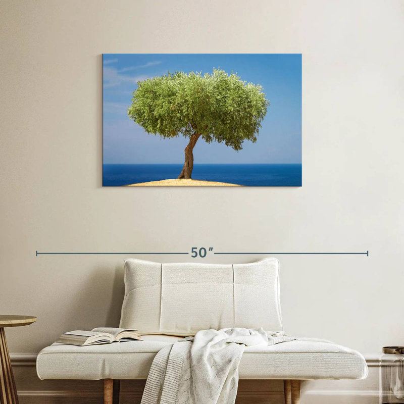 Harnek Single Olive Tree, 24" H x 36" W