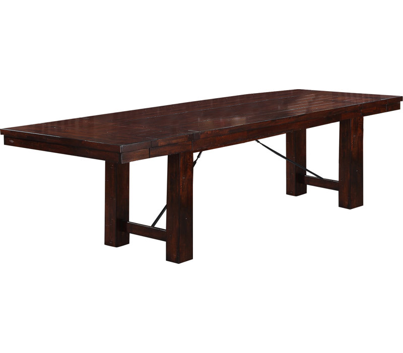 Madrazo Extendable Solid Wood Base Dining Table