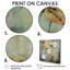 Art rétro sur toile, libellule volante-773292482-773292481-749616344