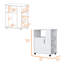 Armoire pour micro-ondes Clayton