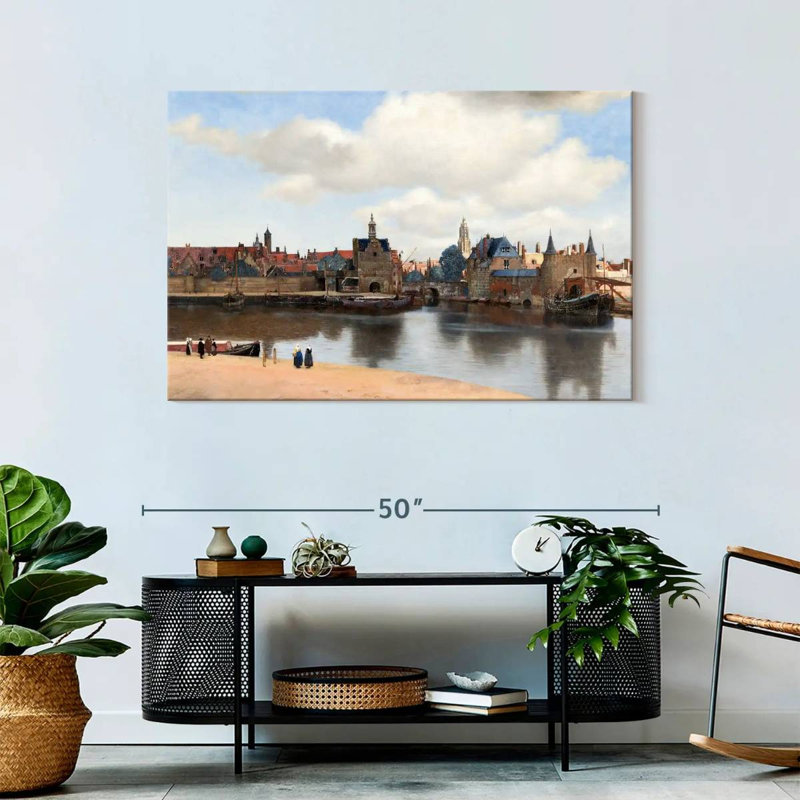 Lilie vue de Delft, H 30 po x l 45 po
