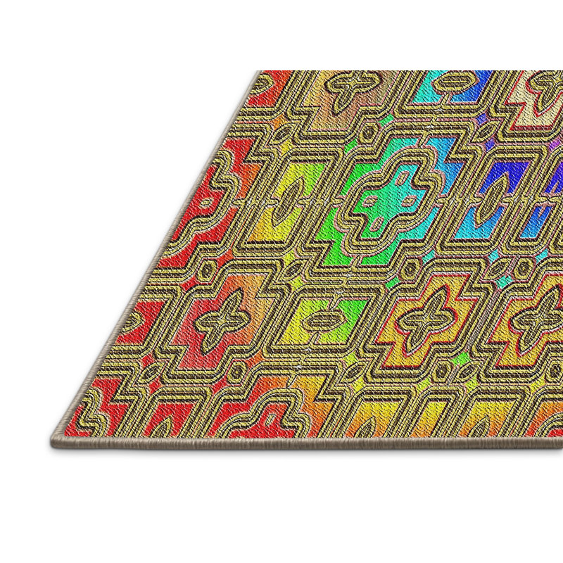 Tapis rouge/vert/bleu, Rectangle 5 pi x 7 pi