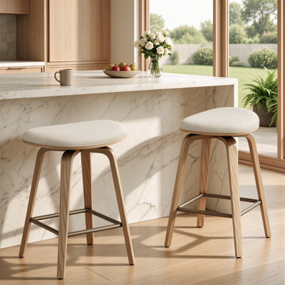 Swivel Upholstered Counter Stool