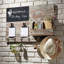  Wall Slots Mail Organiser with Chalkboard/Key Hooks
