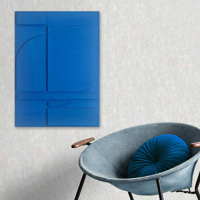 Peinture à l'huile décorative, H 27,56 po x l 39,37 po x P 1 po