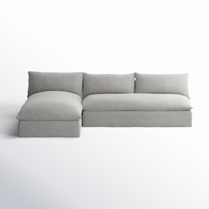 Grant Outdoor 2 Piece Sectional, Gray