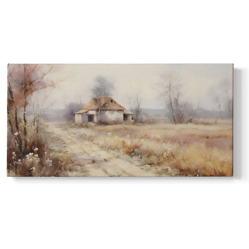 Série paysage - DCC XXIV - Toile tendue avec châssis - Prêt à accrocher, H 16 po x l 32 po