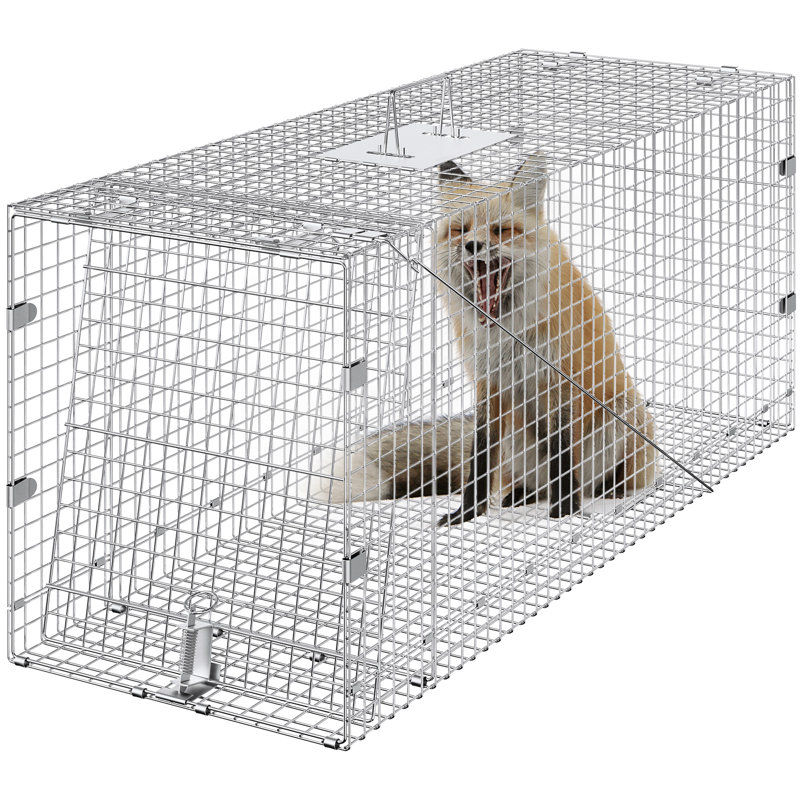 Weather Resistant Small Animal Cage, 45.7cm H x 106.7cm W x 40.6cm D