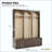 Farmhouse Wooden Style Hall Tree With Arched Design, Elegant Entryway Bench With Retro Hooks, Rustic Coat Rack & Shoe Organizer With Drawers For Living Room-1239987810